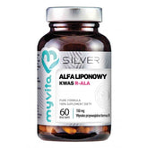 Alpha-Liponsyre R - ALA 150 mg høyt absorberbar form r 60 kapsler MYVITA SILVER PURE